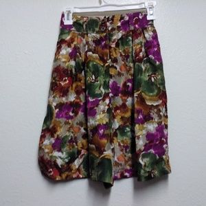 Vintage 100% silk shorts